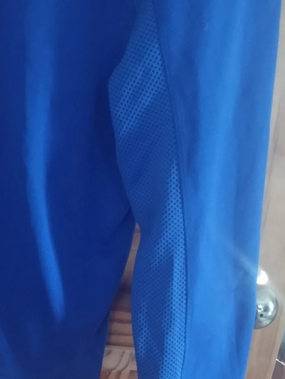 Nike Blue Quarter-Zip Pullover with Multicolor Chest Graphic